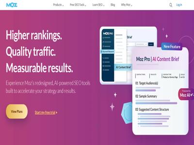 moz.com 홈페이지